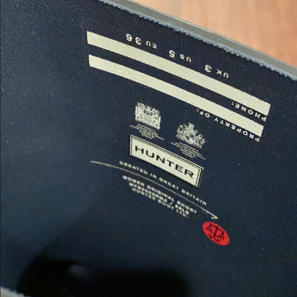 ☔️Hunter Rain Boots New Size 5 - Picture 3 of 3